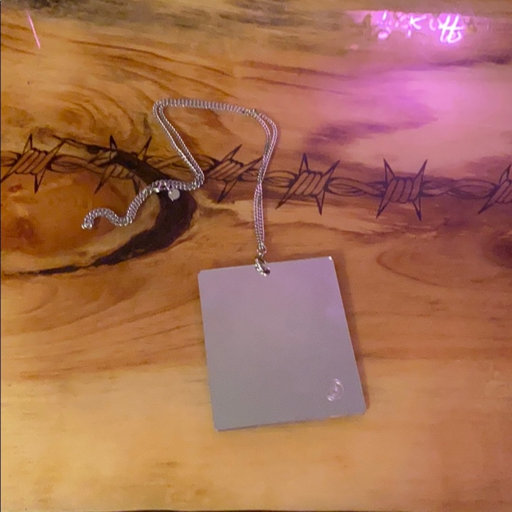 MM6 Maison Margiela mirror necklace